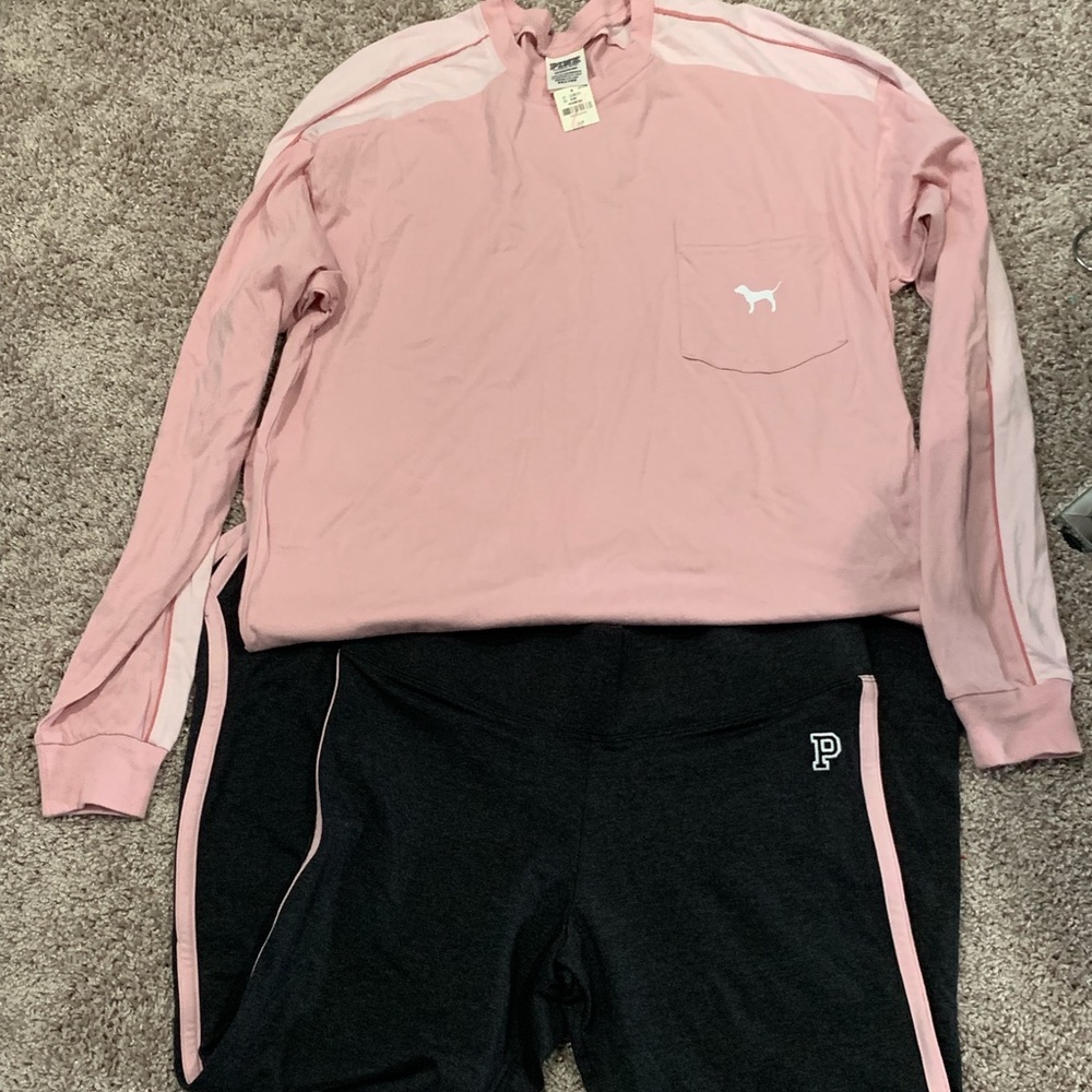 VS Pink short and leggings